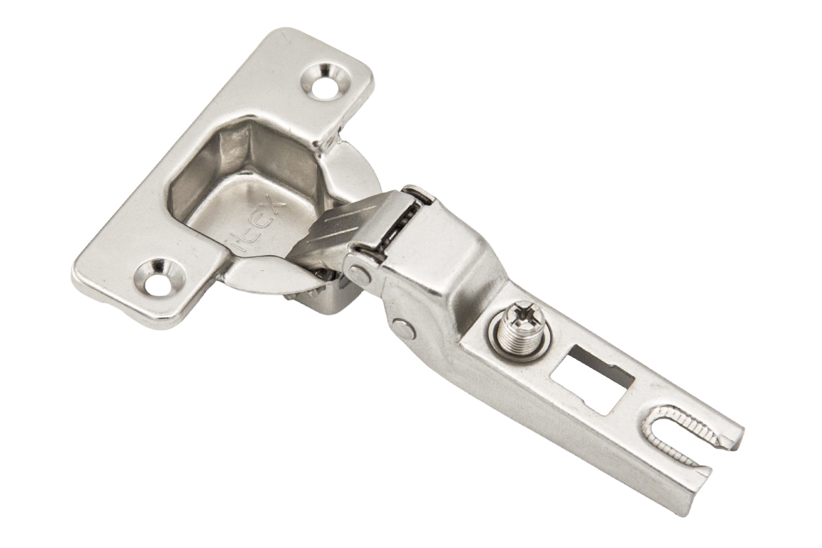 Петля мебельная полунакладная/смежная Fitex 08*/48 надвижной монтаж Slide-On