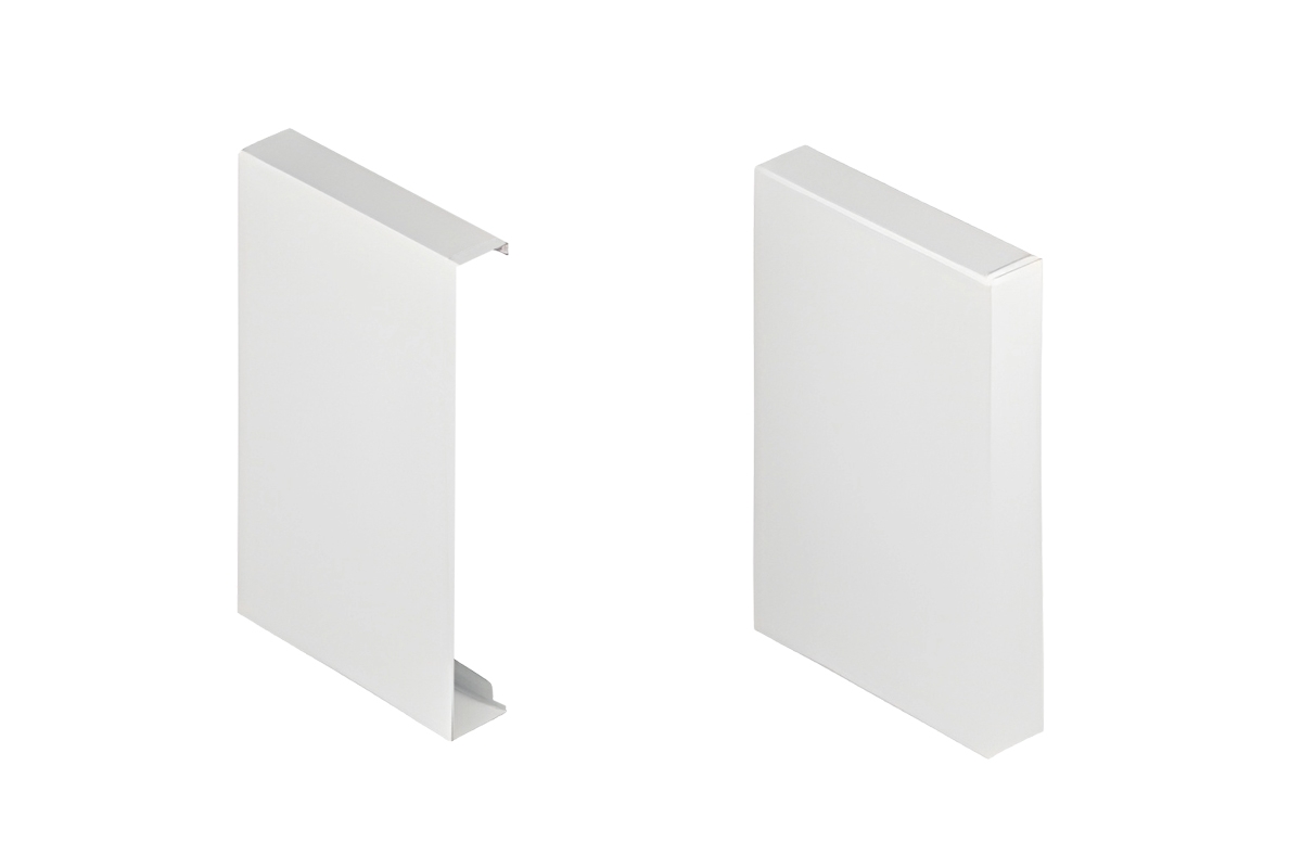 Заглушки держателя передней панели Unihopper Magic Box H80, комплект, белый