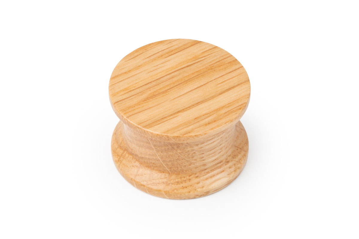 Ручка-кнопка деревянная Viefe OH! Wood из массива дуба и ореха