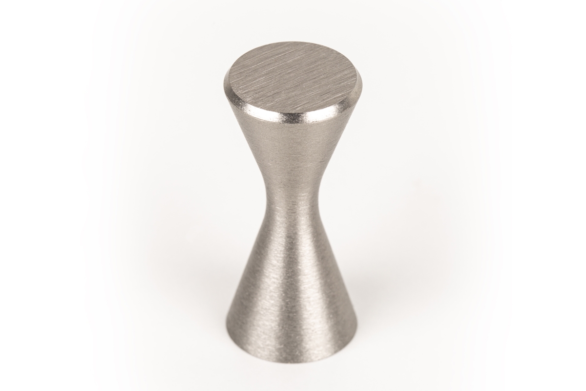 Ручка-кнопка фигурная Viefe Diabolo, нерж. сталь шлифованная